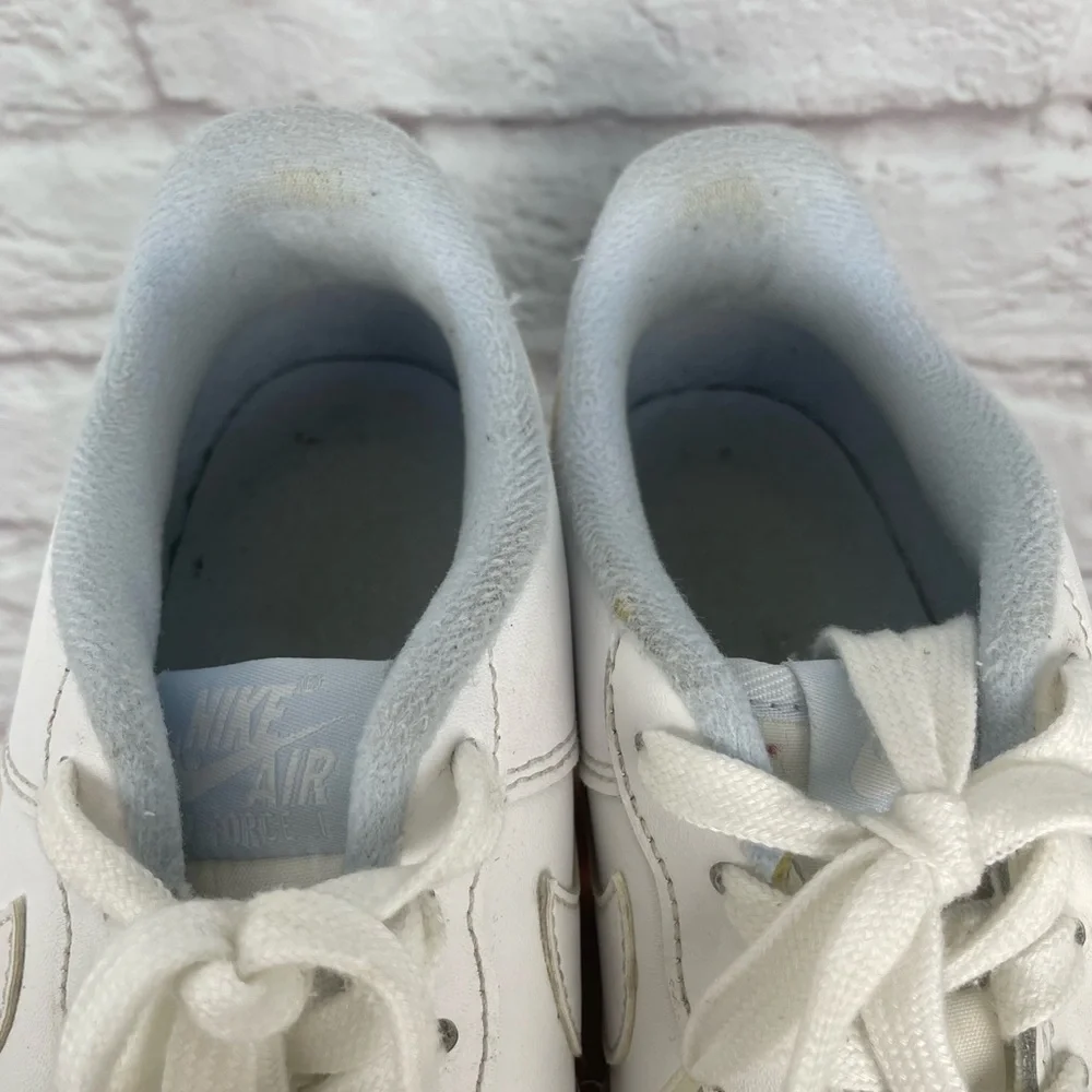 Nike Air Force 1s Baby Blue & White Sneakers Size 37.5/Youth 4